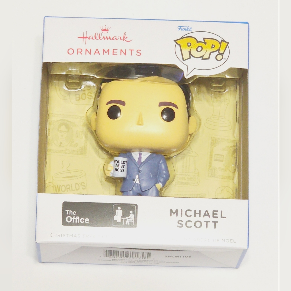 Funko Pop Hallmark Christmas Tree Ornament Michael Scott The Office